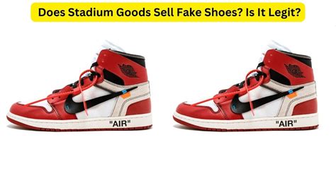 stadium goods sell fake shoes|is stadium goods a scam.